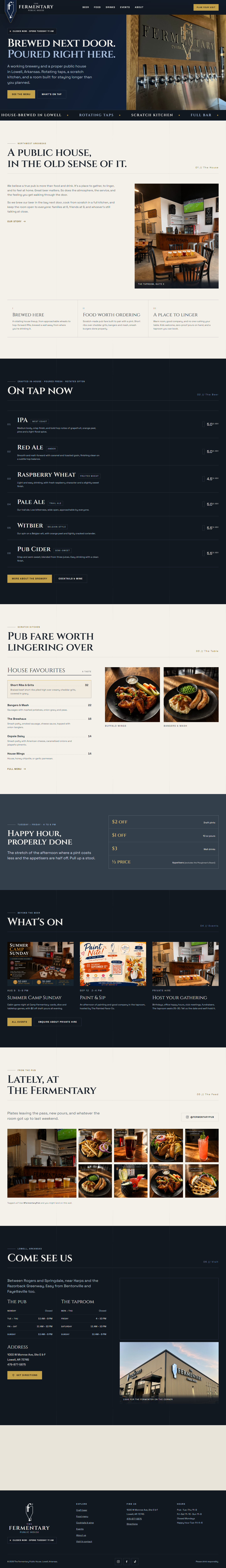 The full redesigned home page from top to bottom.
